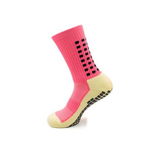 Calcetines de Fútbol de Alto Rendimiento de Algodón y Bambú Ecológicos de Secado Rápido, Color Rosa, Compresión para la Piel, para Entrenamiento de Fútbol y Rugby - Product Image 3