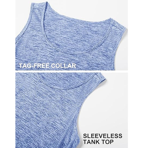 Camiseta Deportiva de Poliéster sin Mangas para Hombre, Chaleco para Gimnasio, Camiseta sin Mangas para Fisicoculturismo, Fitness, Running, Deportiva, Transpirable - Product Image 6