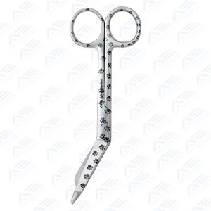 Ciseaux médicaux courbes manuels Lister pour pansements, usage professionnel en milieu hospitalier, chirurgie, soins infirmiers, en acier inoxydable - Product Image 4