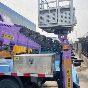 Camión con Plataforma de Trabajo Aéreo ISUZU de 23m, Vehículo Elevador de Cesta para Alta Altura, Camión con Cesta Telescópica para Mantenimiento de Infraestructuras - Product Image 4