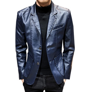 Chaqueta Acolchada KEVEN IMPEX KI-530 para Hombre, Corte Ajustado, Cuero PU, Impermeable, Color Sólido, Prenda Exterior Informal, Logotipo Frontal Personalizable, Otoño, EE. UU. - Product Image 2