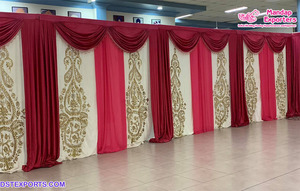 Modern Shimmery Stage Backdrop for Wedding Events New Design Sequin Wedding Backdrop Curtain <b>Glittering</b> Backdrop for Reception - Product Image 6