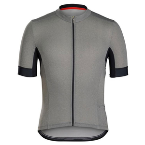 Maillot de cyclisme personnalisé en polyester/spandex pour homme, manches courtes, respirant, pour vélo de route, avec logo par transfert thermique – Vente en gros - Product Image 4