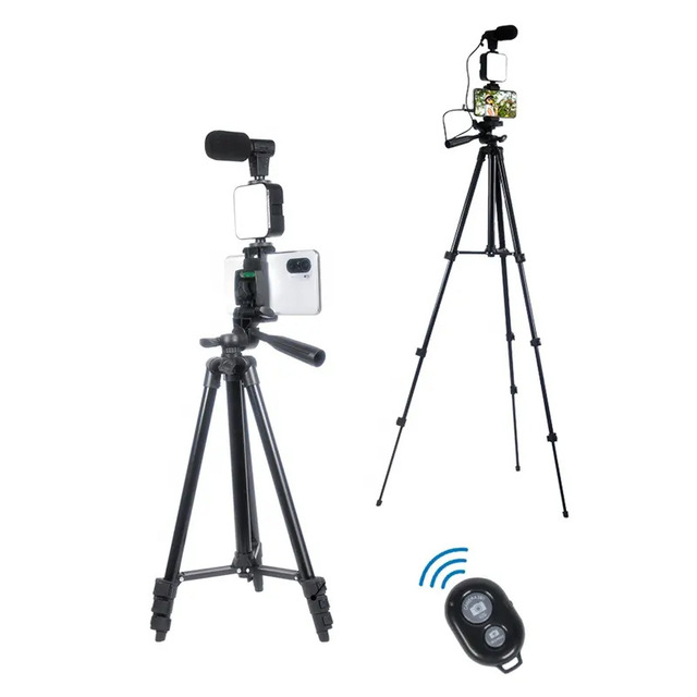Hot Sale Aluminum Alloy Tripod Portable Studio Video Lighting Set Studio Lights for Photography