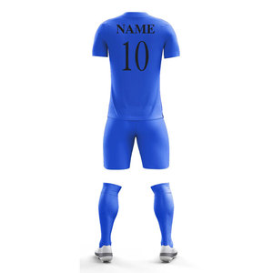 Uniforme de Fútbol OEM para Equipos, Transpirable, de Secado Rápido, Color Sólido, Impreso, Venta al Por Mayor, Fabricante, Uniforme Deportivo - Product Image 3