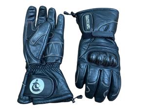 Luxury Leather Motorcycle Winter <b>Gloves</b> Unisex Full Finger Touchscreen Waterproof <b>Self</b> <b>Heating</b> BMX ATV MTB Riding Outdoor Sports - Product Image 6