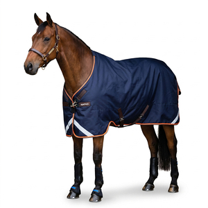 Manta Impermeable Premium Ligera y Transpirable para Caballos, Manta de Protección contra la Lluvia para Exteriores, Accesorios para Estribos de Caballo - Product Image 1