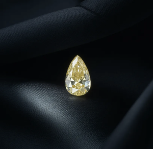 Diamants certifiés IGI, diamants de laboratoire CVD, diamants jaunes en forme de poire, de 1 à 2 carats, pour montres, alliances, boucles d'oreilles et bracelets - Product Image 1