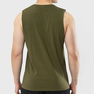 Men's <b>Blue</b> Sleeveless Tank <b>Top</b> O-Neck Quick Dry Casual Summer Wear Regular Fit Pullover Outerwear - Product Image 4