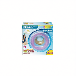 Bouées de natation GLITTER TRANSPARENT WHEEL +9A-D107 CM - Product Image 1