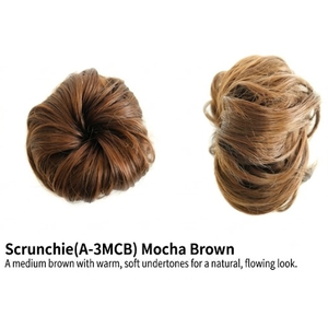 Chignon synthétique coréen pour femme, extension de chignon élastique, postiche pour chignon ou coiffure relevée (A-3) - Product Image 4