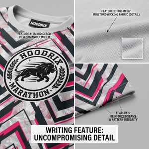 T-shirt de course à pied personnalisé avec logo, léger, à séchage rapide, en tissu respirant, réfléchissant, pour le sport, vente en gros, fabricant - Product Image 6