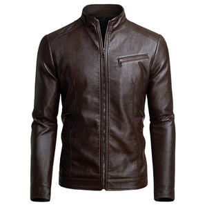 Vestes en cuir pour hommes de bonne qualité, prix de gros, en cuir véritable, fabriquées pour la vente en ligne - Product Image 1