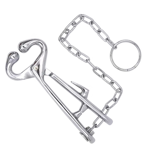 Sujetador de toros de acero inoxidable veterinario de diseño profesional personalizado para sujeción de ganado - Product Image 5