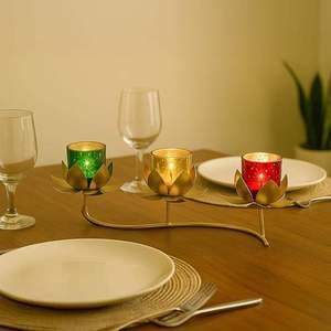 Support de bougie en métal antique de qualité supérieure pour la maison, les mariages, les anniversaires et les événements de Pâques – Décoration élégante résistante à la chaleur au meilleur prix - Product Image 3