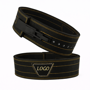 Cinturón de Levantamiento de Pesas Ajustable, Antideslizante, Resistente, Unisex, para Gimnasio, Ejercicio, Cinturón de Cuero para Levantamiento de Pesas/Personalizado - Product Image 4