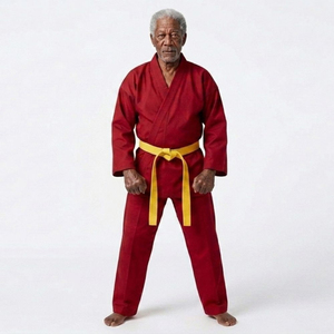 Uniforme de Taekwondo con diseño duradero, ideal para la práctica de artes marciales, con tela ligera y transpirable OEM. - Product Image 1