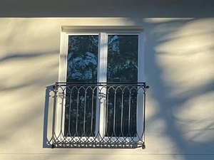 Panneau décoratif de balustrade de balcon en fonte victorienne traditionnelle, résistant à la rouille, à fixer au mur extérieur - Product Image 2