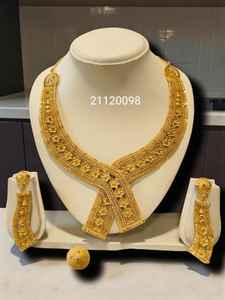 ชุดเครื่องประดับเจ้าสาว AWAIS HOUSE สร้อยคอและกำไลข้อมือแบบฮิปฮอป ประดับเพชรทรงอินฟินิตี้ ชุบทอง ดีไซน์หรูหรา เหมาะสำหรับงานแต่งงานและงานปาร์ตี้ - Product Image 5