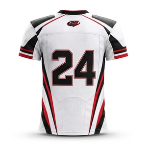 Poliéster Transpirable Ligero Talla Grande Fútbol Americano Diseño Superior Impresión por Sublimación Personalizada Verde Kelly Azul Rey - Product Image 5