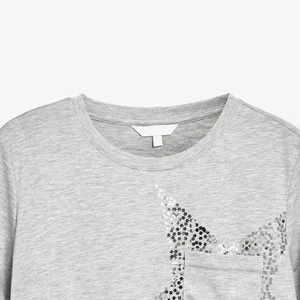 Camiseta de Mujer con Pedrería, Nueva Moda, Precio Razonable, Duradera, Antibacteriana, de Alta Calidad, Última Tendencia - Product Image 2