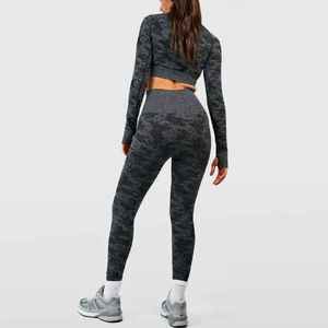 Nouveauté : Ensemble de yoga pour femme, confortable, uni et personnalisé, vêtements de fitness de haute qualité, disponible à un prix raisonnable - Product Image 3