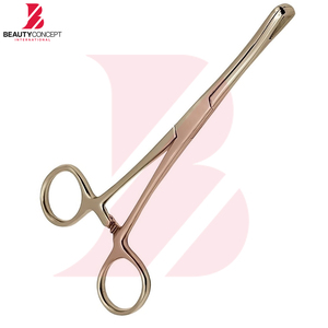 Pince chirurgicale réutilisable pour piercing, outil médical en acier inoxydable, poignée antidérapante, pointe de précision, sans rouille, pour nez, oreilles, lèvres - Product Image 3