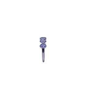 Anillo Clásico de Plata de Ley 925 con Topacio Azul para Mujer, Joyería Plateada para Bodas - Product Image 4