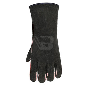 Customized Logo Good Quality Leather Welding Safety <b>Gloves</b> Fireproof Industrial Construction Welder Working <b>Gloves</b> Anti-Cut - Product Image 6