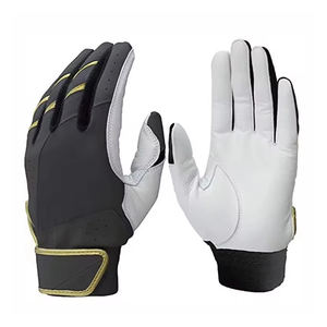 Guantes de Bateo de Béisbol Hechos de Cuero Genuino, Guantes de Bateo para Adultos y Jóvenes, Guantes Profesionales para Hombres y Mujeres, Guantes de Softbol Hechos a Medida - Product Image 1