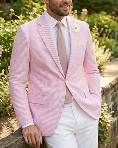 Blazer para Hombre OEM de Bangladesh, Cantidad al por Mayor, Antiarrugas, Transpirable, Antipilling, Corte Entallado, Casual, Deportivo, Cierre de un Solo Botón, Tallas Grandes - Product Image 4