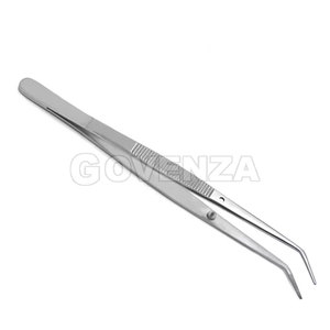 Lot de 3 outils dentaires manuels réutilisables, pinces à dissection médicale, pinces à tissus, en acier inoxydable, avec poignée ergonomique - Product Image 4