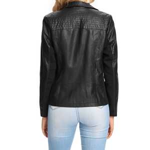 Professional High Quality Customized Logo Printing Breathable Full Sleeves <b>Leather</b> Material Women <b>Leather</b> <b>Jacket</b> <b>Leather</b> <b>Jacket</b> - Product Image 5