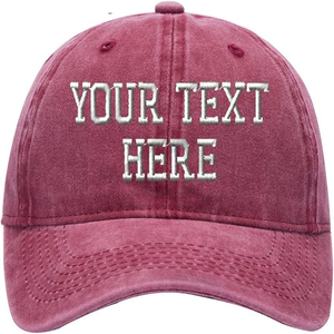 Gorra de Béisbol Personalizada Vintage Retro de 6 Paneles, de Algodón Lavado a la Piedra, para Niños y Bebés - Product Image 5