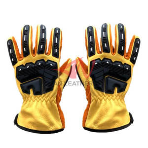 Guantes de Trabajo de Cuero TPR Resistentes a Impactos, Diseñados para Máxima Seguridad y Control en el Trabajo, Más Vendidos - Product Image 5