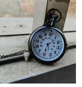 Vintage Pocket Watch Style Desk <b>Clock</b> Round Mechanical Needle Display Traditional Design Metal <b>Table</b> <b>Clock</b> for Study Decor - Product Image 1