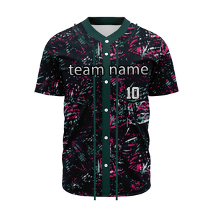 Maillots de baseball personnalisés en gros, uniformes sublimés, fournisseur de vêtements de sport en vrac, logo brodé - Product Image 1
