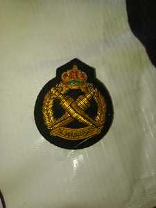 Custom Embroidered <b>Patch</b> With Gold Wings And Maple Leaf Design <b>On</b> Black Felt <b>Sew</b>-<b>On</b> Badge For Uniforms - Product Image 4