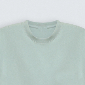 T-shirt Hip Hop surdimensionné en coton lourd 220g à col rond et épaules tombantes, style streetwear, personnalisé OEM pour hommes - Fort Worth Sports - Product Image 2