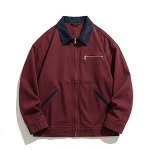 Chaqueta Vaquera Estilo Japonés Personalizada – 100% Algodón con Costuras en Contraste, Estilo Oversize de Diseñador - Product Image 1