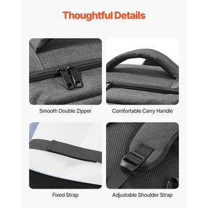 กระเป๋าเป้สะพายหลังไนลอนสะพายไหล่คู่สำหรับ Playstation 5 PS5กระเป๋าเดินทางสะพายไหล่คู่สำหรับอุปกรณ์ PS5 - Product Image 6