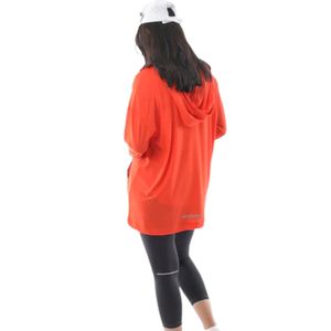 Veste de course pour femmes, couleur rouge, coupe-vent léger et respirant pour la course à pied, l'entraînement physique, le jogging en plein air - Product Image 2