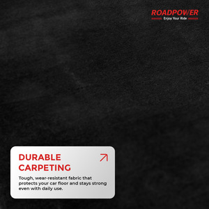 ROADPOWER (RP-MAT-135) Ensemble de 5 tapis de sol universels pour voiture, tapis de moquette de qualité supérieure pour sièges avant et arrière, faciles à installer et à nettoyer - Product Image 3