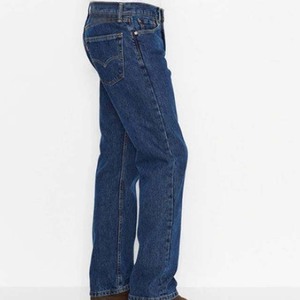 Jean en denim ample et décontracté pour homme, 100% coton, noir délavé, coupe oversize style skate - Product Image 5