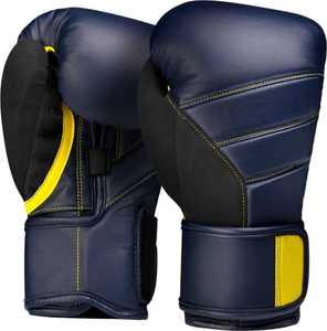Guantes de Combate Hechos a Medida de Alta Calidad, de Cuero Vacuno, con Cierre de Gancho y Bucle para Soporte de Muñeca, para Entrenamiento de Muay Thai y Kick Boxing - Product Image 1