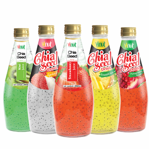 Boisson de graines de chia mélangée de 290ml-Vietnam, sans sucre, marque privée et échantillon gratuit, OEM/ODM disponible - Product Image 1
