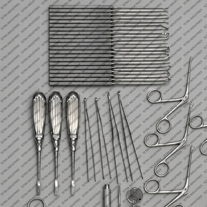 Juego de 101 Instrumentos Manuales para Timpanoplastia, Acero Inoxidable, Microcirugía de Oído, Instrumentos Quirúrgicos ORL y Otología, con Certificación CE, Más Vendido - Product Image 2