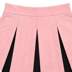 Uniforme de cheerleading rose bébé, noir et blanc, sans manches, col en V, haut court, jupe plissée, tenue de danse pour équipe de cheerleading - Product Image 6