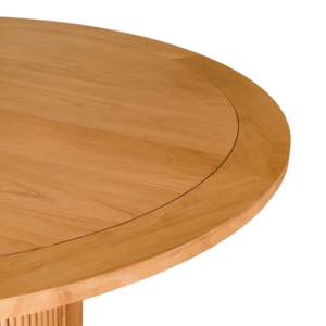 Mesa de Comedor Redonda de Madera, Diseño Escandinavo Moderno, Muebles de Madera Estables para el Comedor del Hogar - Product Image 2