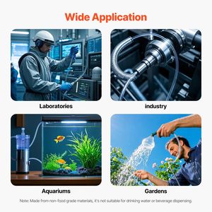 Tubo in Vinile Trasparente 1/2'' ID X 5/8'' OD, 10 Piedi, Alta Resistenza, Flessibile, Tagliabile, Spessore Parete 1/16, Tubo in PVC per Acquari e Accessori - Product Image 5